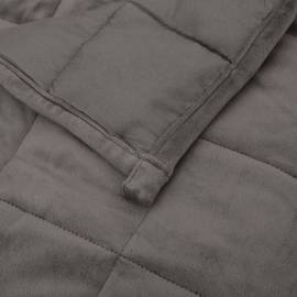 Pătură grea, gri, 122x183 cm, 9 kg, material textil, 5 image
