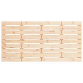Tăblie de pat pentru perete, 126x3x63 cm, lemn masiv de pin, 4 image