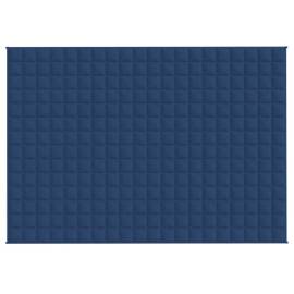 Pătură anti-stres, albastru, 140x200 cm, 6 kg, material textil, 2 image