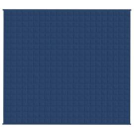Pătură grea, albastru, 200x230 cm, 9 kg, material textil, 2 image