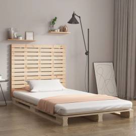 Tăblie de pat pentru perete, 106x3x91,5 cm, lemn masiv de pin