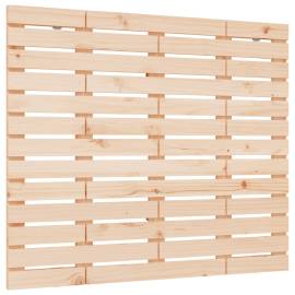 Tăblie de pat pentru perete, 106x3x91,5 cm, lemn masiv de pin, 2 image