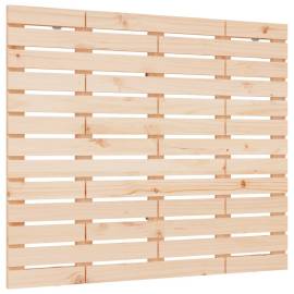 Tăblie de pat pentru perete, 126x3x91,5 cm, lemn masiv de pin, 2 image