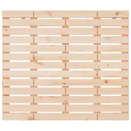Tăblie de pat pentru perete, 146x3x91,5 cm, lemn masiv de pin, 4 image