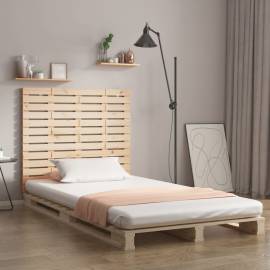 Tăblie de pat pentru perete, 81x3x91,5 cm, lemn masiv de pin