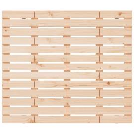 Tăblie de pat pentru perete, 96x3x91,5 cm, lemn masiv de pin, 4 image