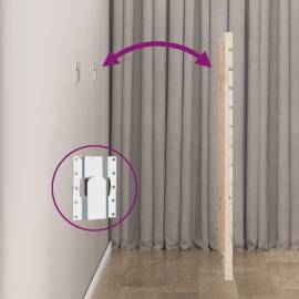 Tăblie de pat pentru perete, 96x3x91,5 cm, lemn masiv de pin, 6 image