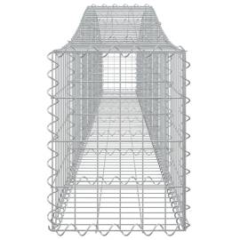 Coș gabion arcuit 400x30x40/60 cm fier galvanizat, 4 image