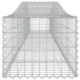 Coș gabion arcuit 400x50x40/60 cm fier galvanizat, 4 image