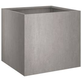 Jardinieră, gri, 32x30x29 cm, oțel corten, 4 image