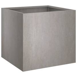 Jardinieră, gri, 42x40x39 cm, oțel corten, 4 image
