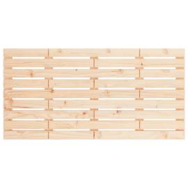 Tăblie de pat pentru perete, 156x3x63 cm, lemn masiv de pin, 4 image