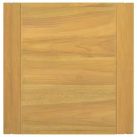 Dulap de baie suspendat, 45x45x30 cm, lemn masiv de tec, 4 image