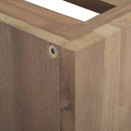 Dulap de baie suspendat, 46x25,5x40 cm, lemn masiv de tec, 6 image