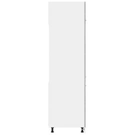 Dulap de frigider, gri sonoma, 60x57x207 cm, lemn prelucrat, 5 image