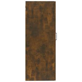 Dulap suspendat, stejar fumuriu, 35x34x90 cm, lemn prelucrat, 6 image