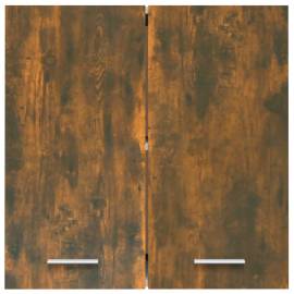 Dulap suspendat, stejar maro, 60x31x60 cm, lemn prelucrat, 5 image