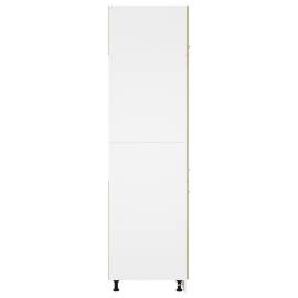 Dulap pentru frigider, stejar sonoma, 60 x 57 x 207 cm, pal, 6 image