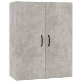 Dulap suspendat, gri beton, 69,5x34x90 cm, lemn prelucrat, 2 image