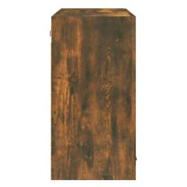 Dulap suspendat, stejar fumuriu, 80x31x60 cm, lemn prelucrat, 7 image