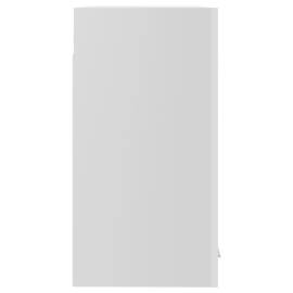 Dulap de sticlă suspendat, alb extralucios, 60x31x60 cm, pal, 7 image