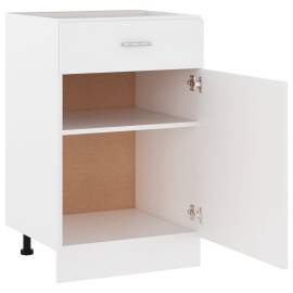 Dulap inferior cu sertar, alb, 50 x 46 x 81,5 cm, pal, 5 image