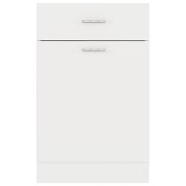 Dulap inferior cu sertar, alb, 50 x 46 x 81,5 cm, pal, 7 image