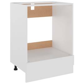 Dulap pentru cuptor, alb, 60 x 46 x 81,5 cm, pal, 2 image