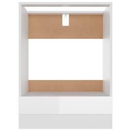 Dulap pentru cuptor, alb extralucios, 60 x 46 x 81,5 cm, pal, 5 image