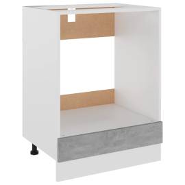 Dulap pentru cuptor, gri beton, 60 x 46 x 81,5 cm, pal, 2 image