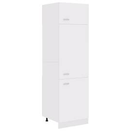 Dulap pentru frigider, alb, 60 x 57 x 207 cm, pal, 2 image