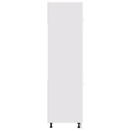 Dulap pentru frigider, alb, 60 x 57 x 207 cm, pal, 6 image
