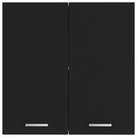 Dulap suspendat, negru, 60 x 31 x 60 cm, pal, 6 image
