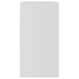 Dulap suspendat din sticlă, alb, 80 x 31 x 60 cm, pal, 7 image