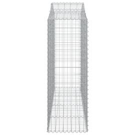 Coșuri gabion arcuite 12 buc, 200x50x140/160cm, fier galvanizat, 5 image