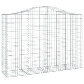 Coșuri gabion arcuite 6 buc, 200x50x140/160 cm, fier galvanizat, 3 image