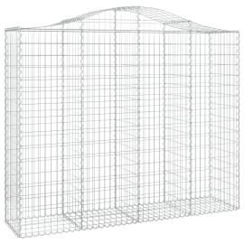 Coșuri gabion arcuite 6 buc, 200x50x160/180 cm, fier galvanizat, 3 image