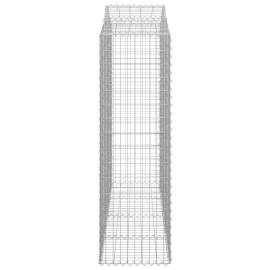 Coșuri gabion arcuite 6 buc, 200x50x160/180 cm, fier galvanizat, 5 image