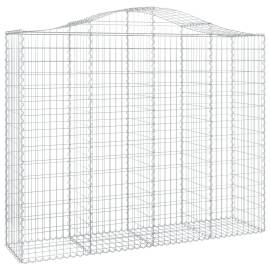 Coșuri gabion arcuite 7 buc, 200x50x160/180 cm, fier galvanizat, 3 image