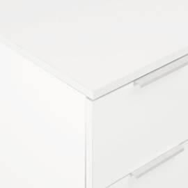 Servantă, alb extralucios, 60x35x80 cm, pal, 3 image