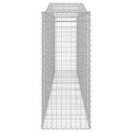 Coș gabion arcuit 400x50x120/140 cm fier galvanizat, 4 image