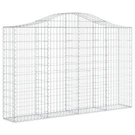 Coșuri gabion arcuite 5 buc, 200x30x120/140 cm, fier galvanizat, 3 image