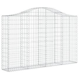 Coșuri gabion arcuite 7 buc, 200x30x120/140 cm, fier galvanizat, 3 image