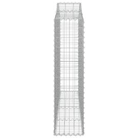 Coșuri gabion arcuite 7 buc, 200x30x120/140 cm, fier galvanizat, 5 image