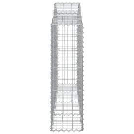 Coșuri gabion arcuite 9 buc, 200x30x100/120 cm fier galvanizat, 5 image