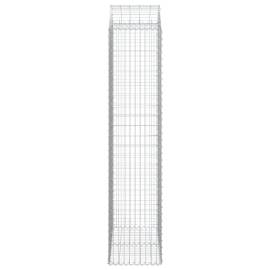 Coș gabion arcuit, 100x50x220/240 cm, fier galvanizat, 4 image