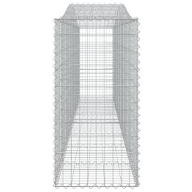 Coșuri gabion arcuite 4 buc, 400x50x100/120 cm fier galvanizat, 5 image