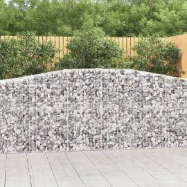 Coșuri gabion arcuite 5 buc, 400x50x100/120 cm fier galvanizat