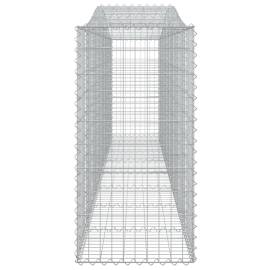 Coșuri gabion arcuite 5 buc, 400x50x100/120 cm fier galvanizat, 5 image