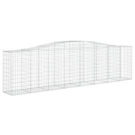 Coșuri gabion arcuite 5 buc, 400x50x100/120 cm fier galvanizat, 3 image